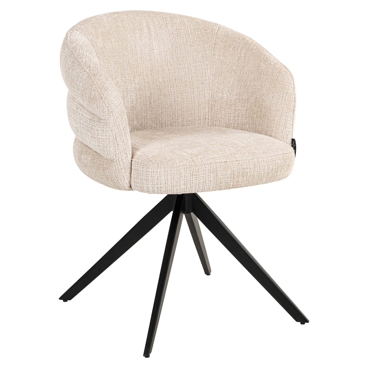 Richmond Möbel | Esszimmerstuhl Serenity drehbar Feuerresistent | Niagara-beige
