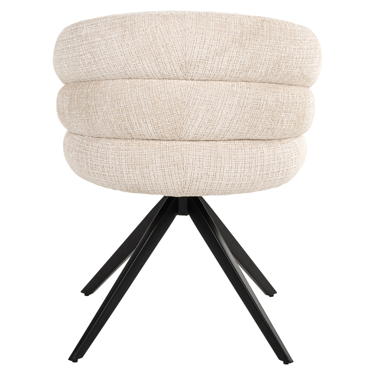 Richmond Möbel | Esszimmerstuhl Serenity drehbar Feuerresistent | Niagara-beige