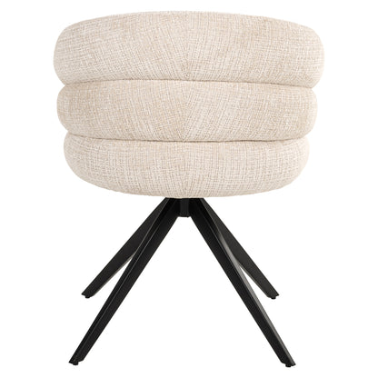Richmond Möbel | Esszimmerstuhl Serenity drehbar Feuerresistent | Niagara-beige