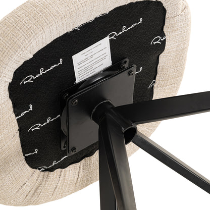 Richmond Möbel | Esszimmerstuhl Serenity drehbar Feuerresistent | Niagara-beige