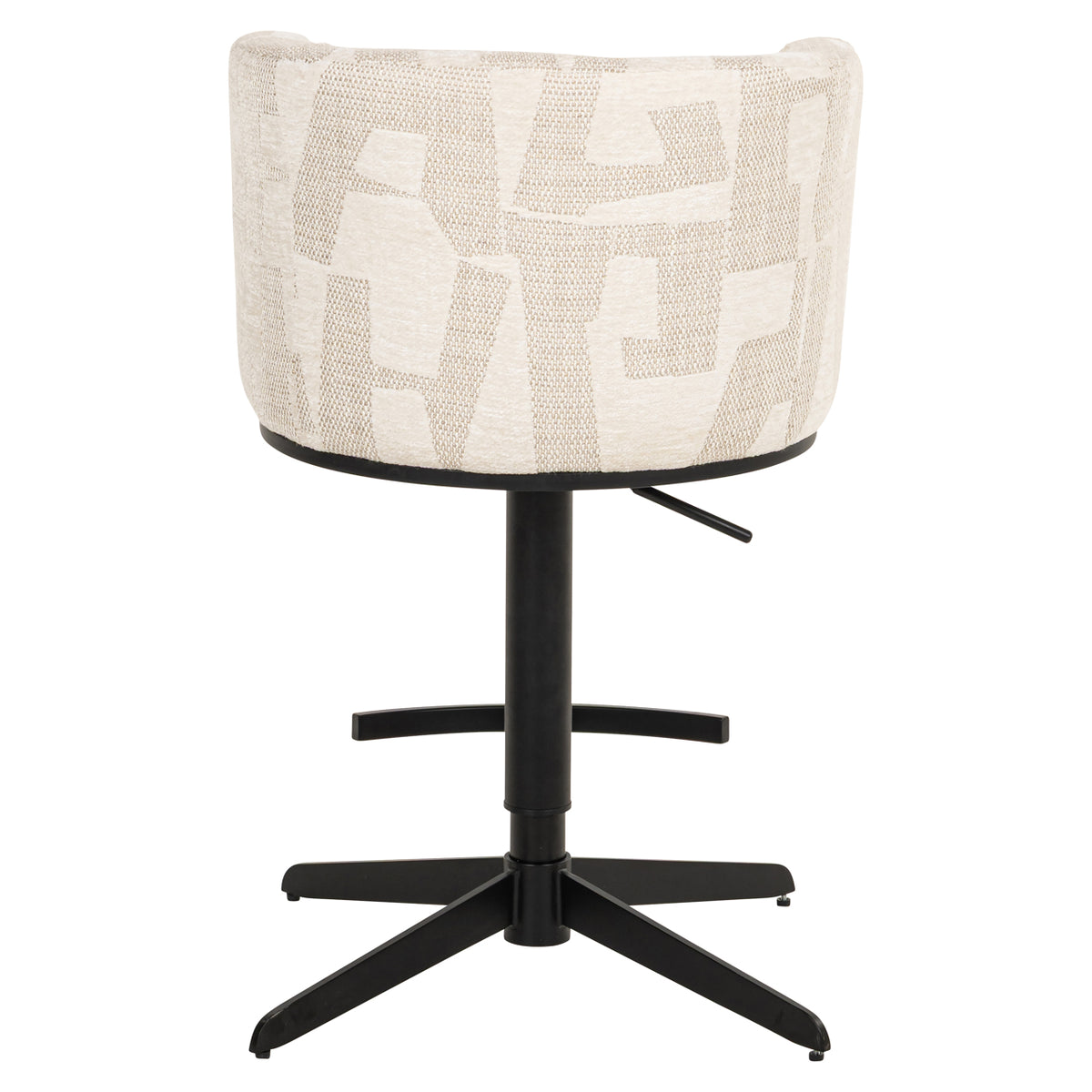 Richmond Möbel Barhocker Cheyenne drehbar beige graffic | 213368