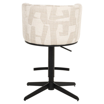 Richmond Möbel Barhocker Cheyenne drehbar beige graffic | 213368