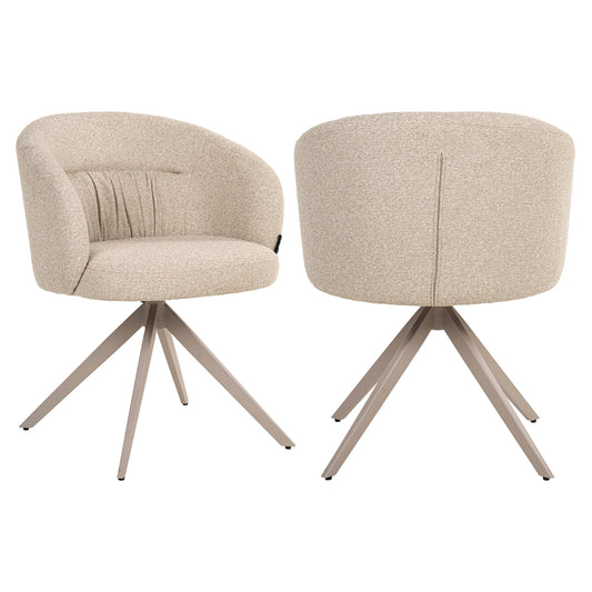 Richmond Möbel Esszimmerstuhl Olivia drehbar biscotti | 213369