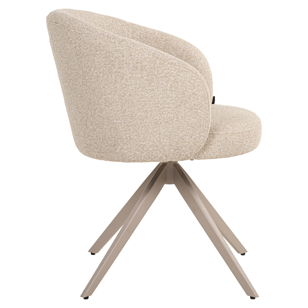 Richmond Möbel | Esszimmerstuhl Olivia drehbar | Natural-miami