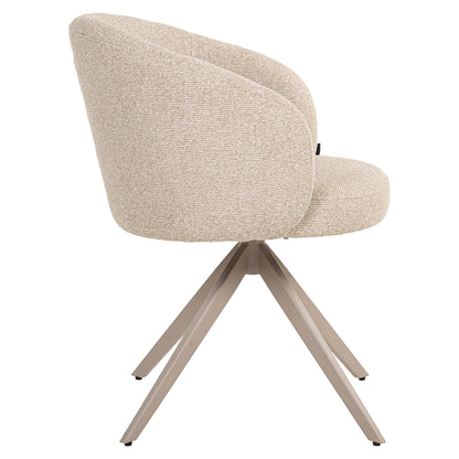Richmond Möbel | Esszimmerstuhl Olivia drehbar | Natural-miami
