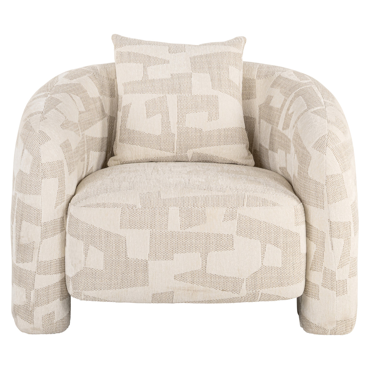 Richmond Möbel Lounge Stuhl Tuscany beige graffic | 213400
