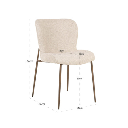 Dining chair Odarby fire retardant (Set of 2)