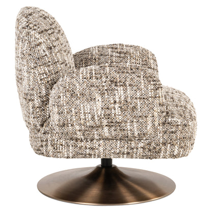 Richmond Möbel Lounge Stuhl Kagney drehbar brown omara | 213569