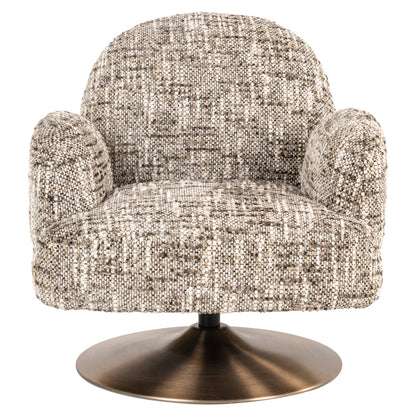 Richmond Möbel Lounge Stuhl Kagney drehbar brown omara | 213569