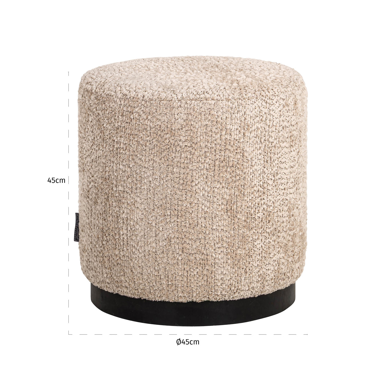 Richmond Möbel | Hocker & Fußbank Yoda customized 45Ø