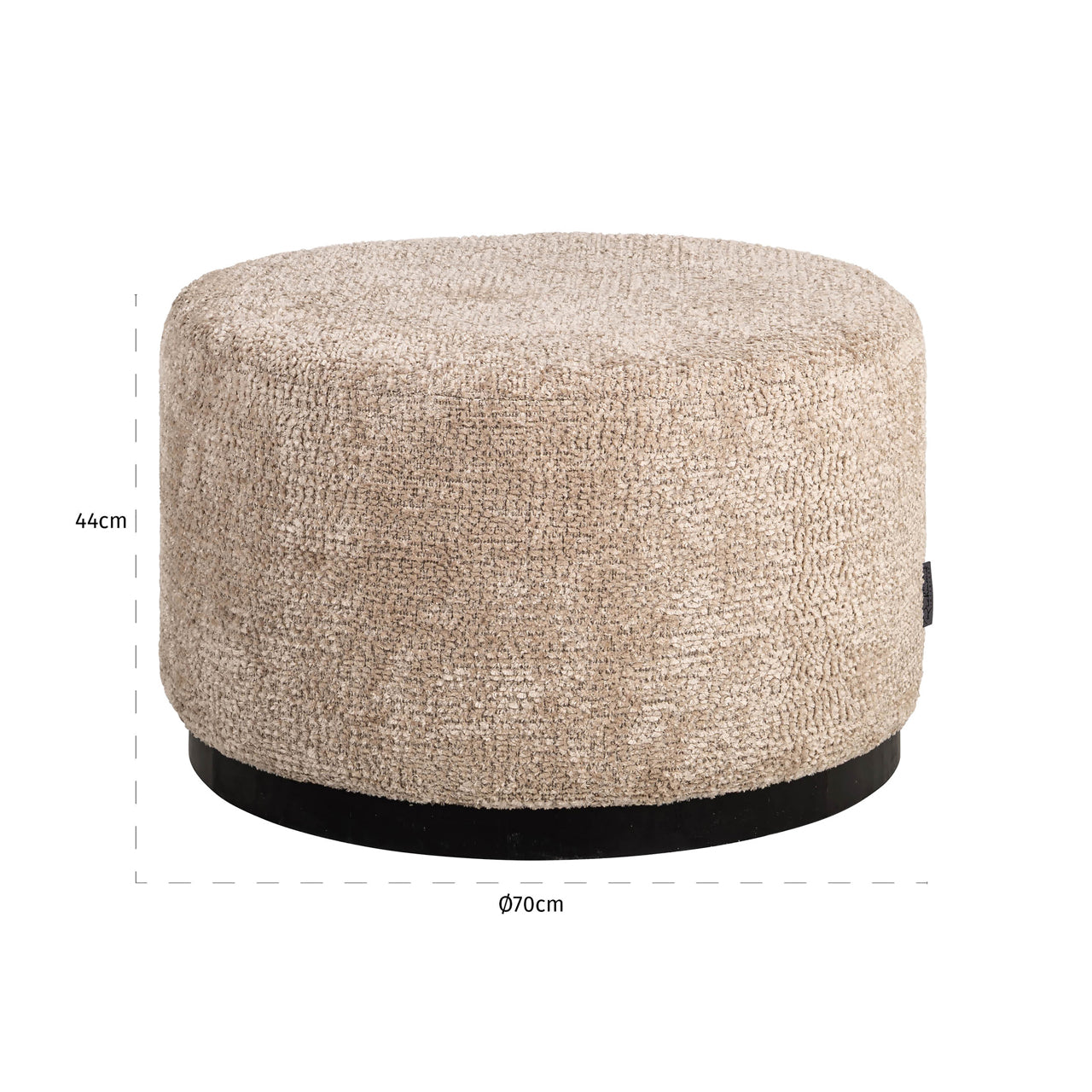 Richmond Möbel | Hocker & Fußbank Kindal customized 70Ø