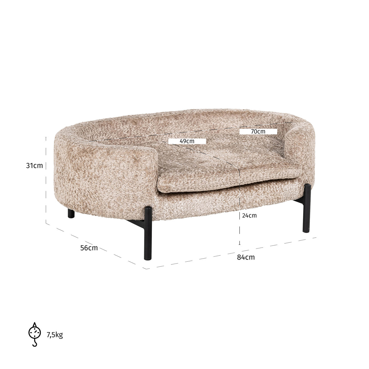 Hundebett Dolly