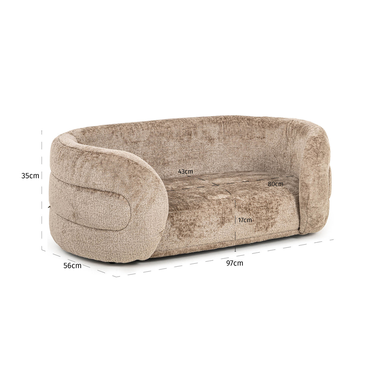Richmond Möbel | Hundebett Bingo | Clay-chenille