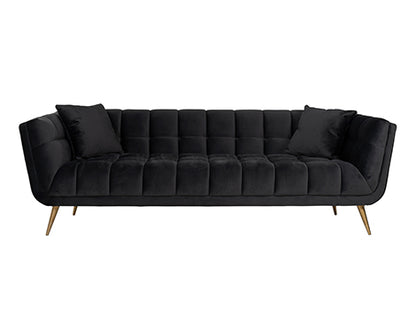 Richmond Möbel | Sofa Huxley aus Samt | Anthrazit