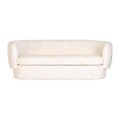 Richmond Möbel | Sofa Donatella aus Chenille | Weiß