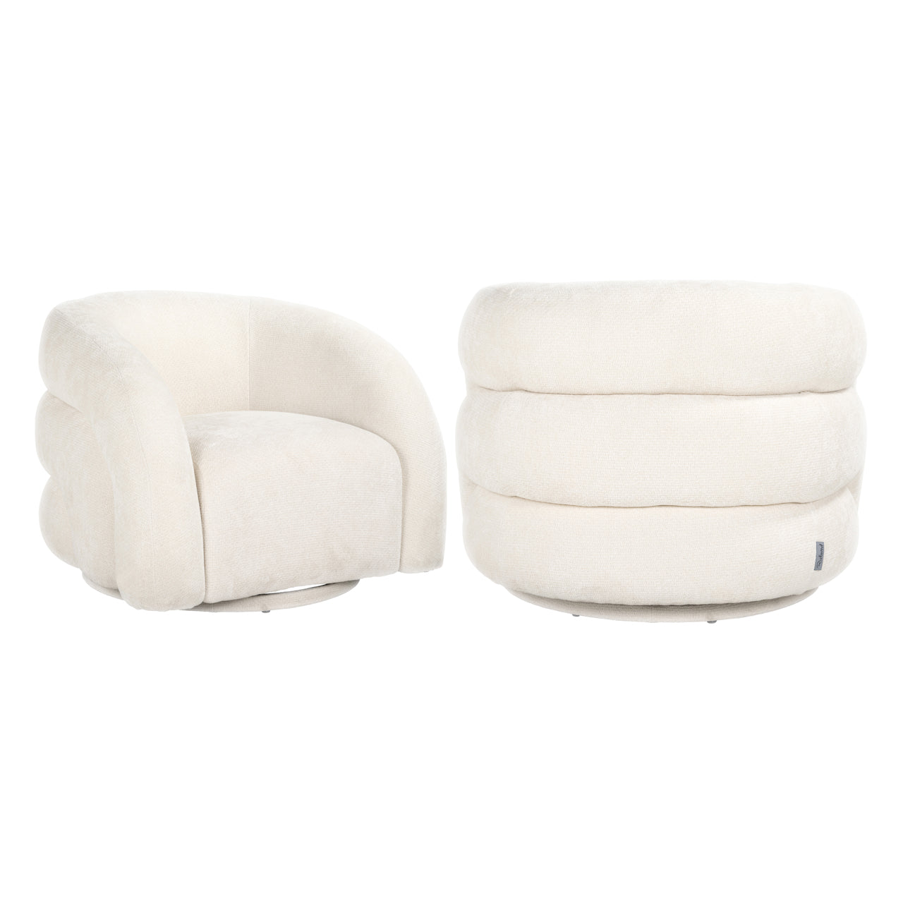 Richmond Möbel | Lounge Stuhl Arcus drehbar | White-unicorn