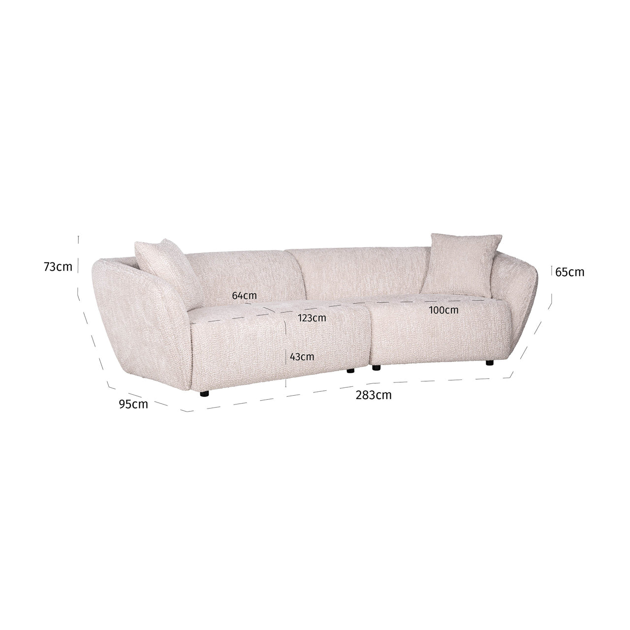 Richmond Möbel | Sofa Armand | Lovely-cream