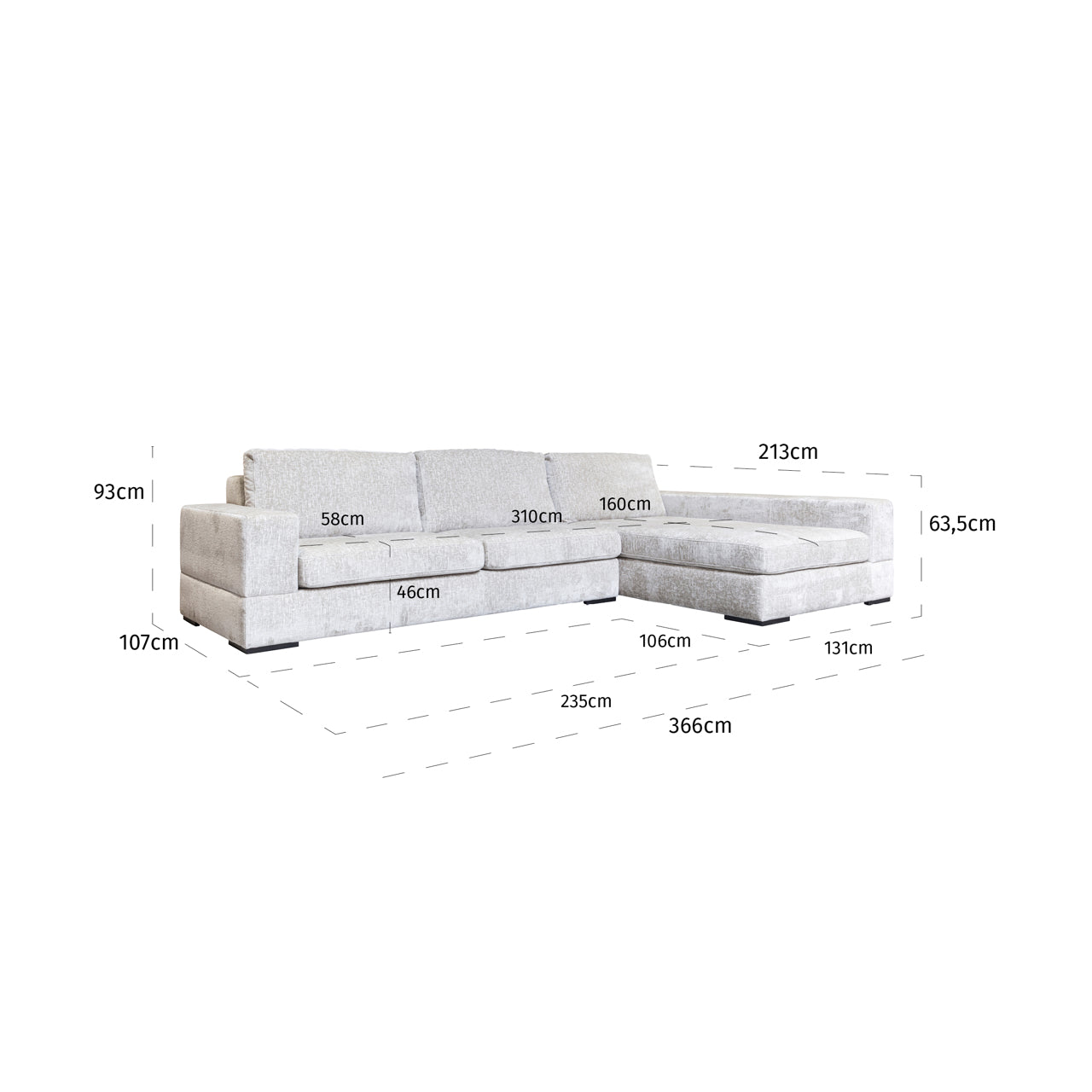 Richmond Möbel | Sofa Pasha + fully upholstered | Pearl-island