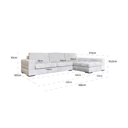 Richmond Möbel | Sofa Pasha + fully upholstered | Pearl-island