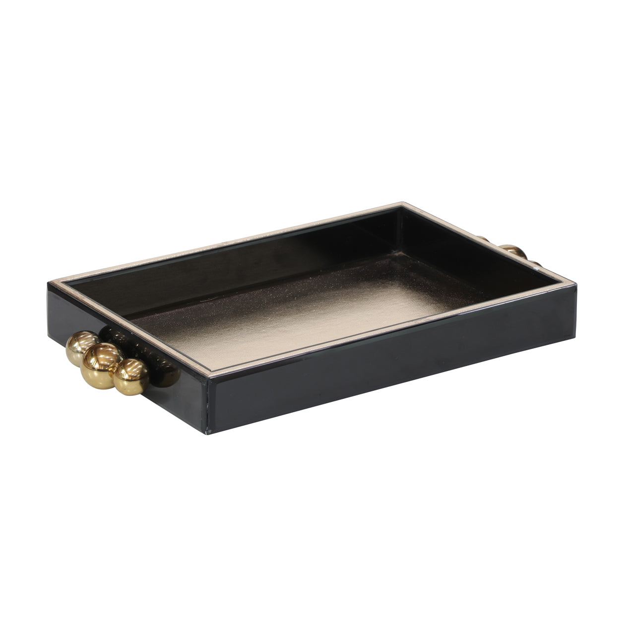 Richmond Möbel | Tablett Liv | Black-gold