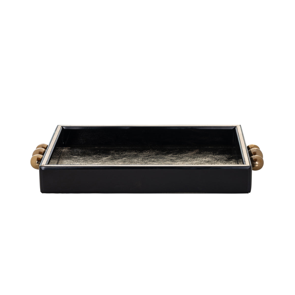 Richmond Möbel Tablett Liv black/gold | 210966