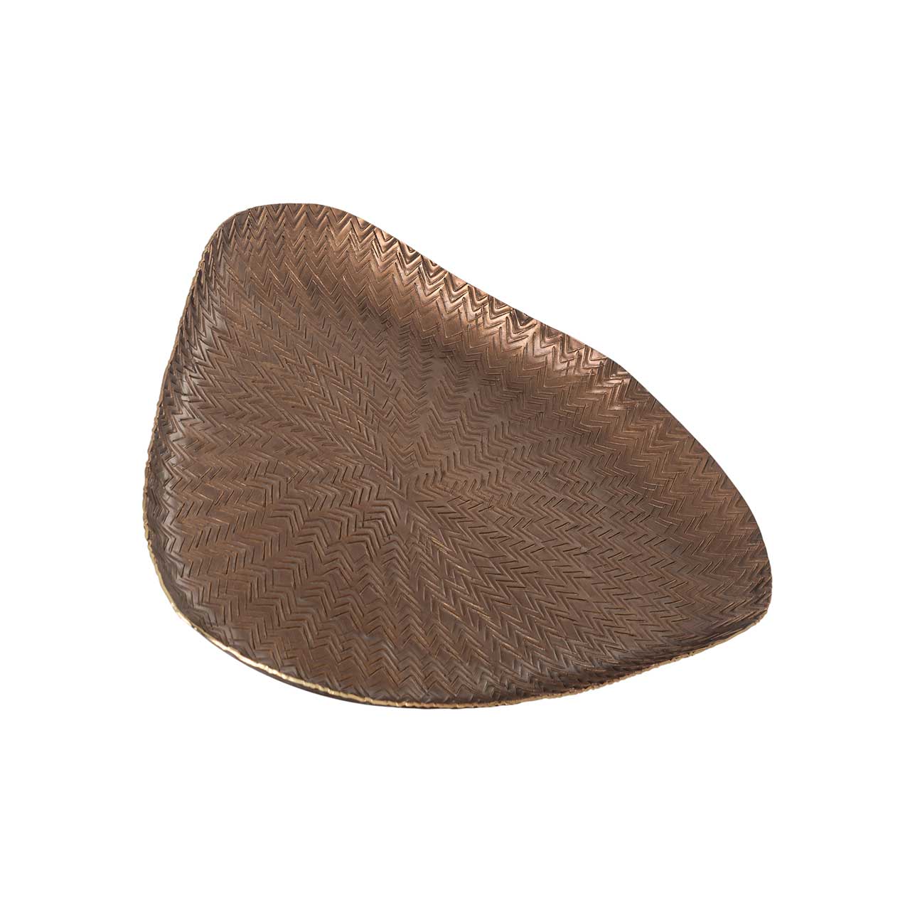 Richmond Möbel | Deko-Objekt Tablett Dita | Brushed gold