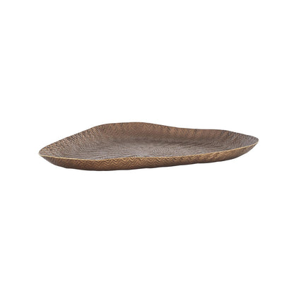 Richmond Möbel | Deko-Objekt Tablett Dita | Brushed gold