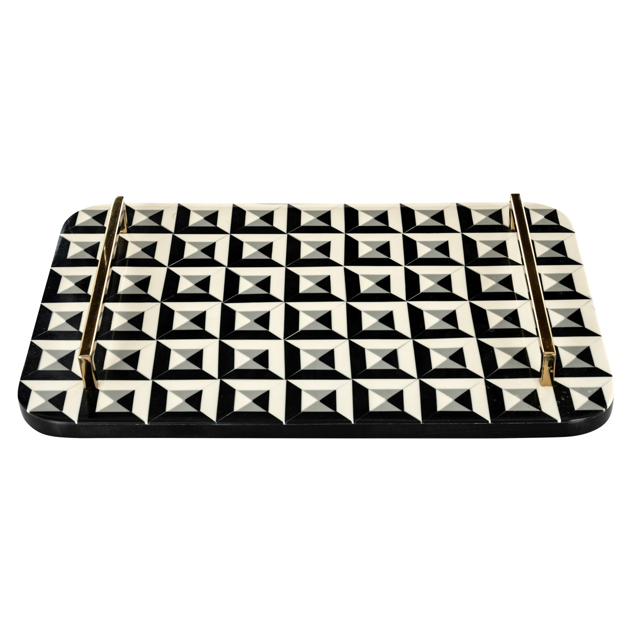 Richmond Möbel | Tablett Birte | Black-white