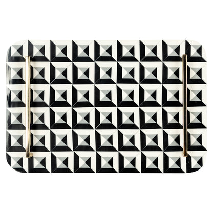 Richmond Möbel | Tablett Birte | Black-white