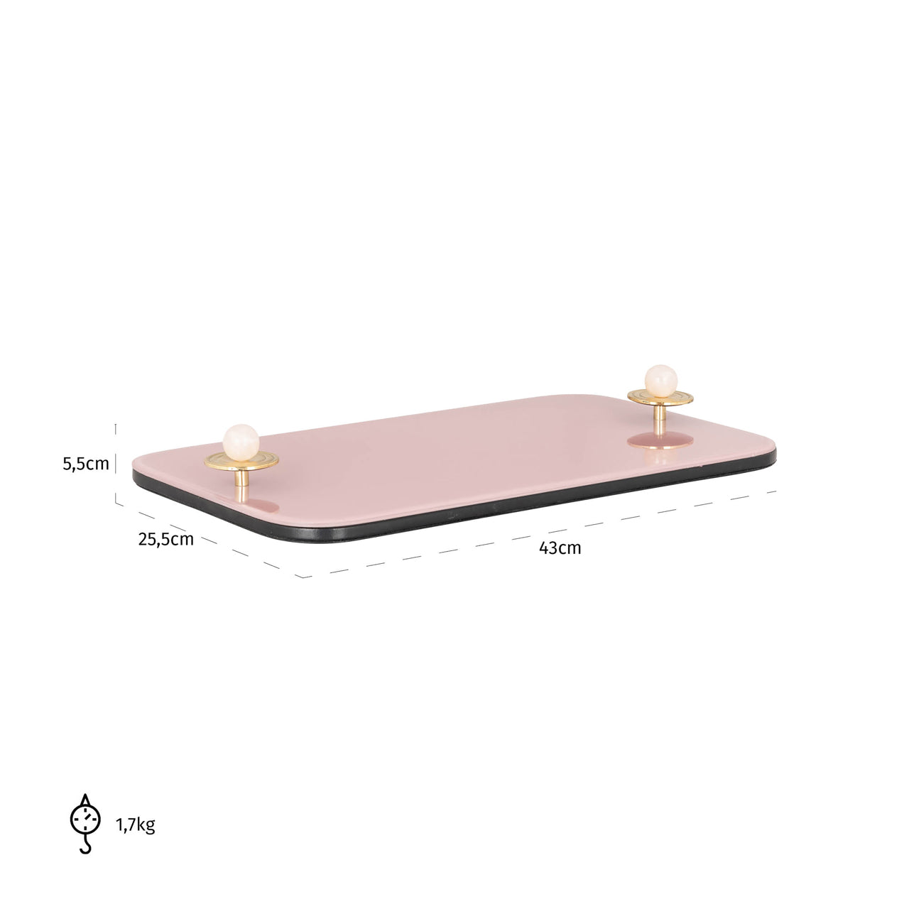 Richmond Möbel | Tablett Jalien | Pink