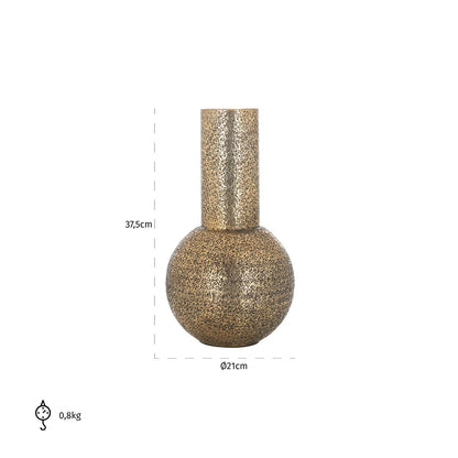 Richmond Möbel | Vase Darcey | Brushed gold