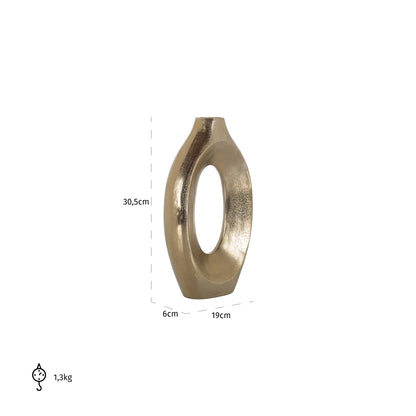 Richmond Möbel | Vase Alma | Brushed-gold