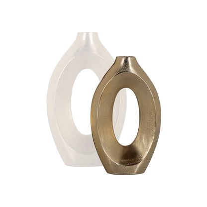 Richmond Möbel | Vase Alma | Brushed-gold