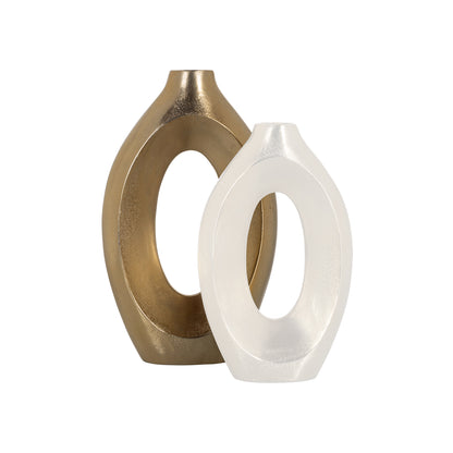 Richmond Möbel | Vase Alma | Brushed-gold