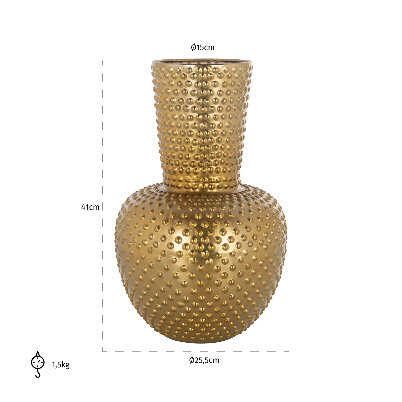Richmond Möbel | Vase Nola | Gold