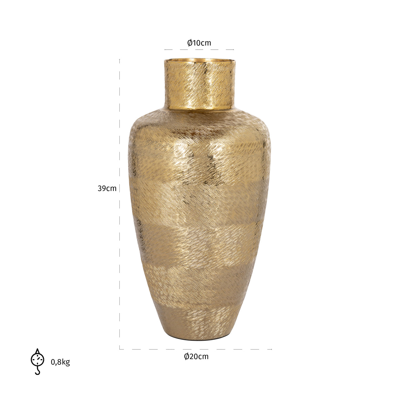 Richmond Möbel | Vase Joah | Smoke
