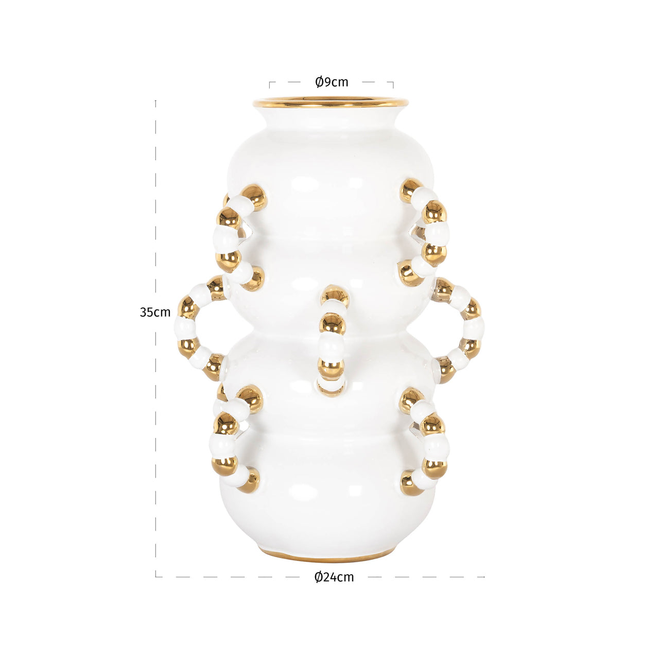 Richmond Möbel | Vase Pippy | White