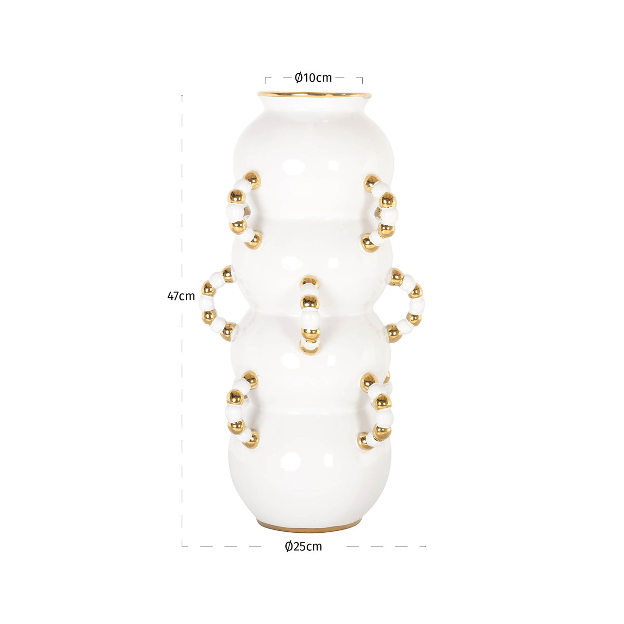 Richmond Möbel | Vase Pippy | White