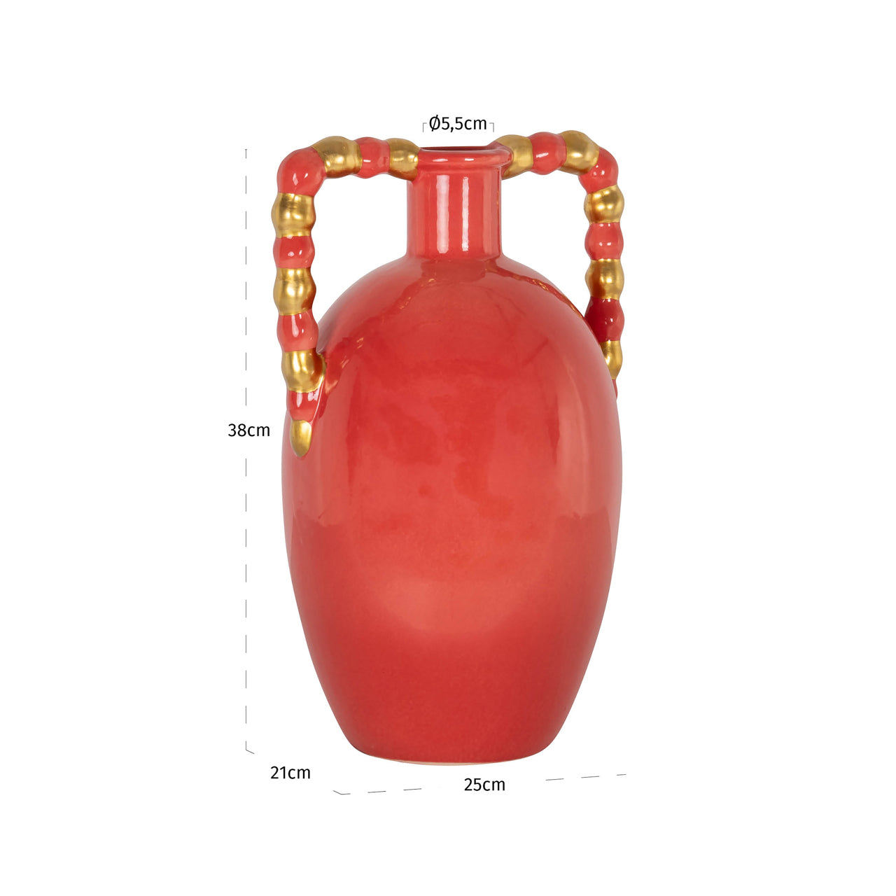 Richmond Möbel | Vase Davita | Orange