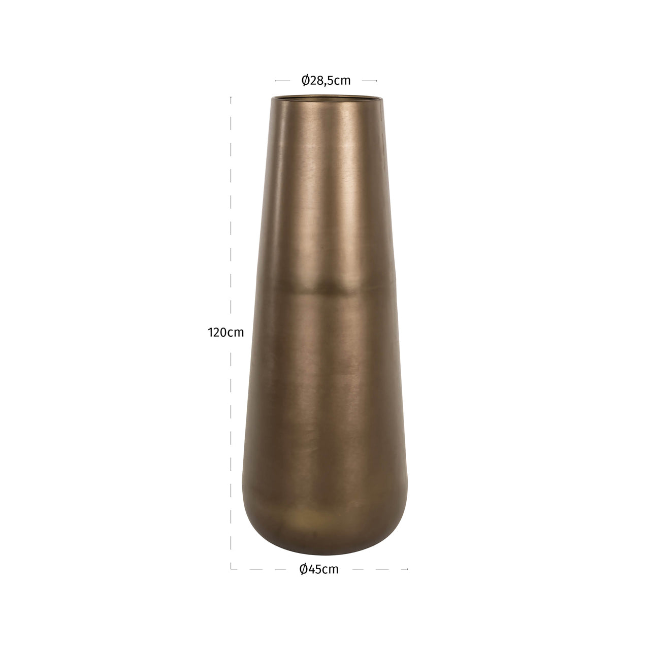 Richmond Möbel | Vase Kenza | Brass-antique