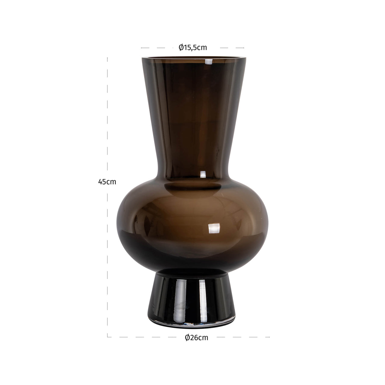 Richmond Möbel | Vase Zaya | Brown