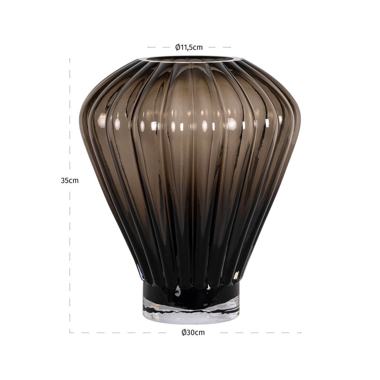 Richmond Möbel | Vase Shani | Brown
