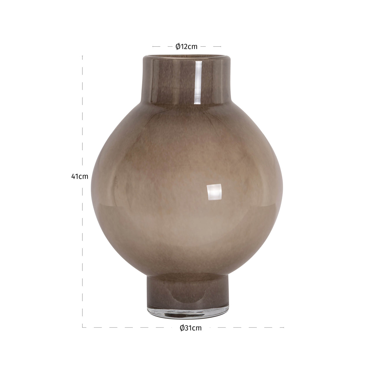 Richmond Möbel | Vase Celina | Brown