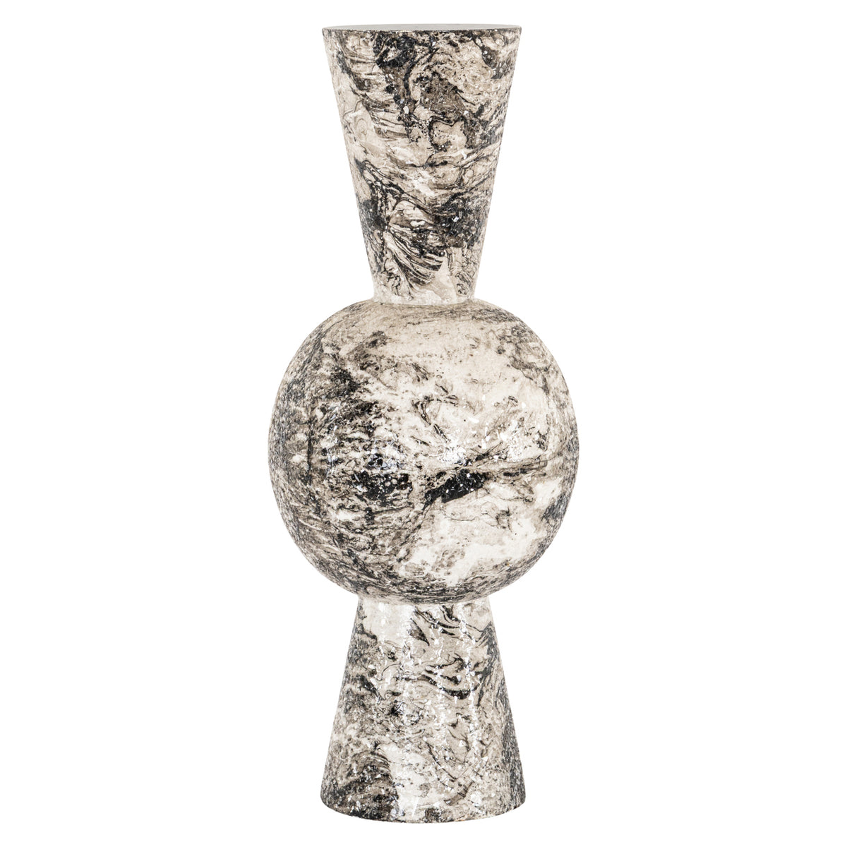 Richmond Möbel Vase Florry black/white | 214001