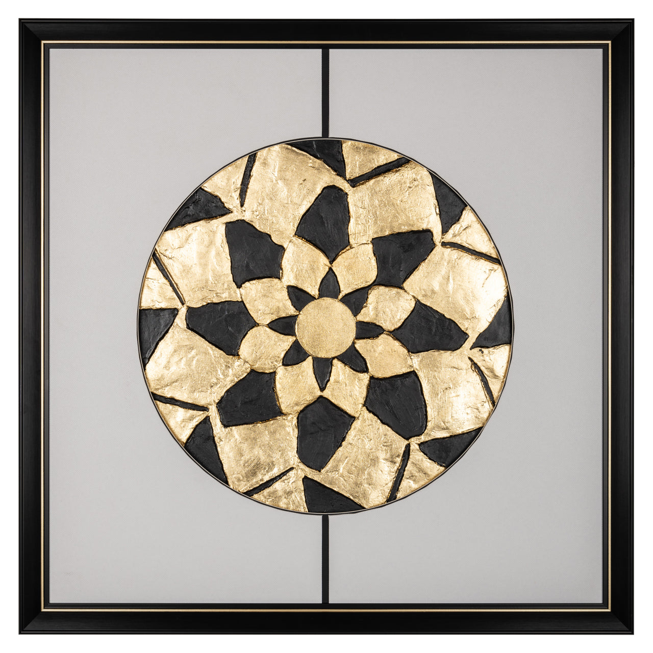 Richmond Möbel | Wandkunst Sun | Black-gold