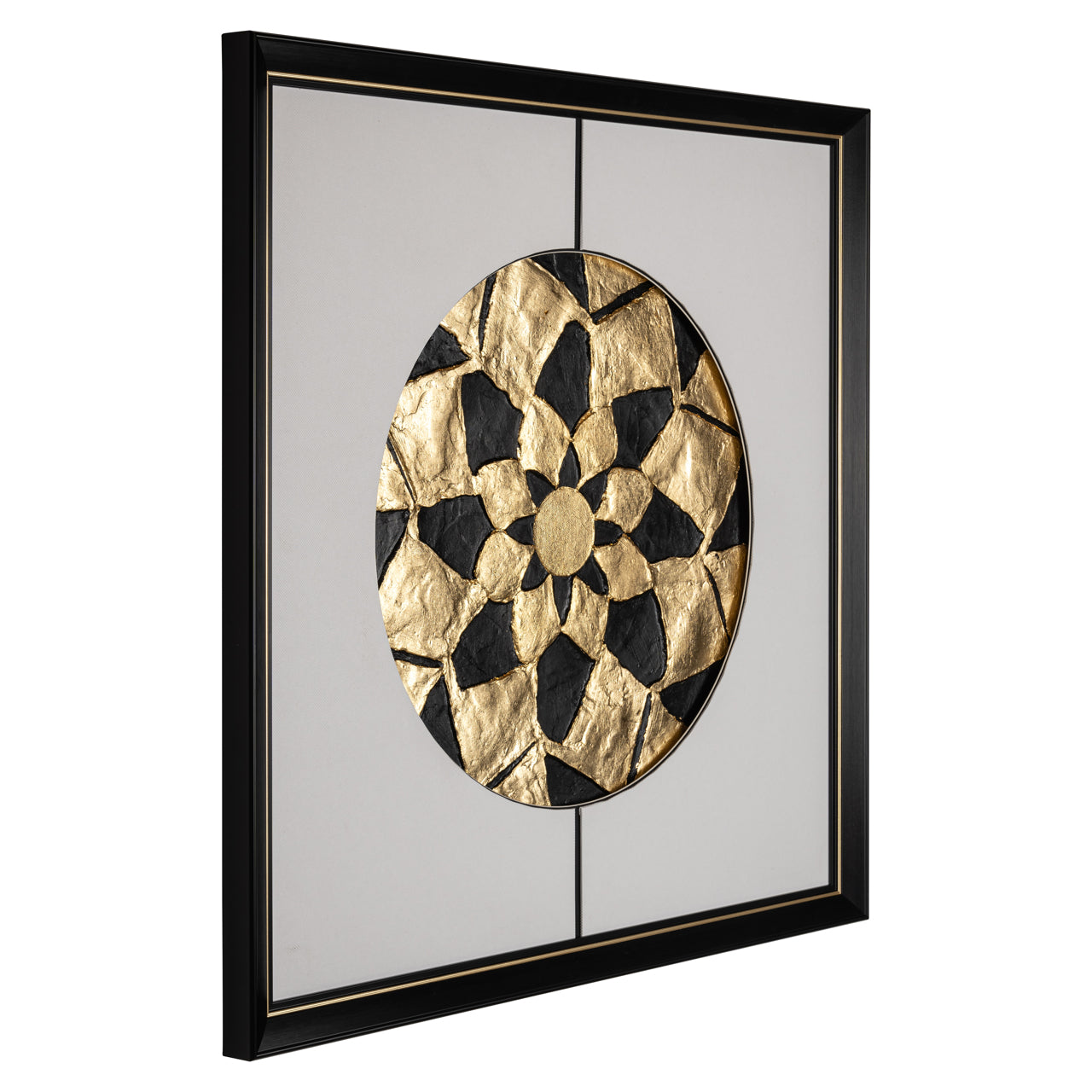 Richmond Möbel | Wandkunst Sun | Black-gold