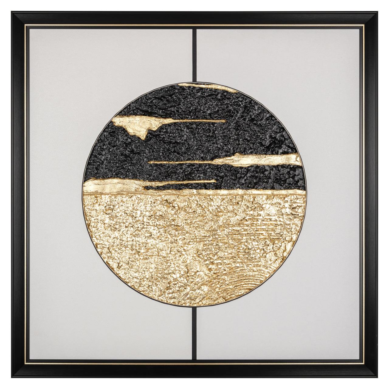 Richmond Möbel | Wandkunst Moon | Black-gold