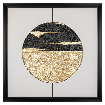 Richmond Möbel | Wandkunst Moon | Black-gold