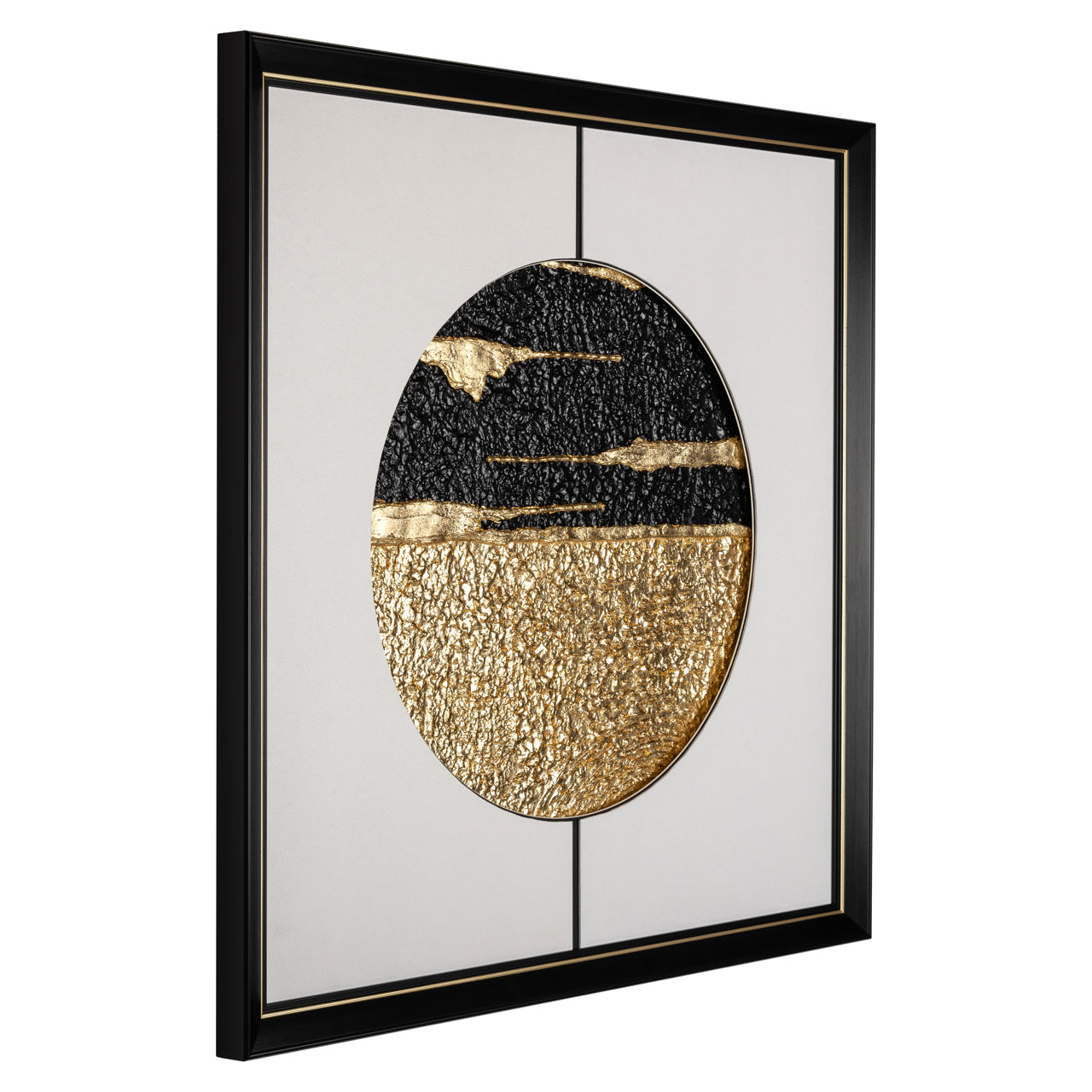 Richmond Möbel | Wandkunst Moon | Black-gold