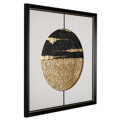 Richmond Möbel | Wandkunst Moon | Black-gold